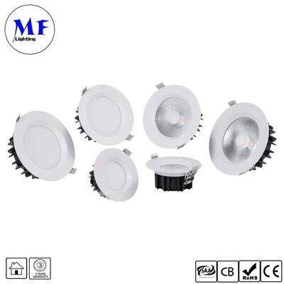 5W CRI90 100lm/W 幅幅光角 120° トリアック /0-10V/ダリ-2/チューヤ ジグビー 調節可能 LEDスポットダウンライト 収縮型反点光 SMD LEDダウンライト 商業用場所