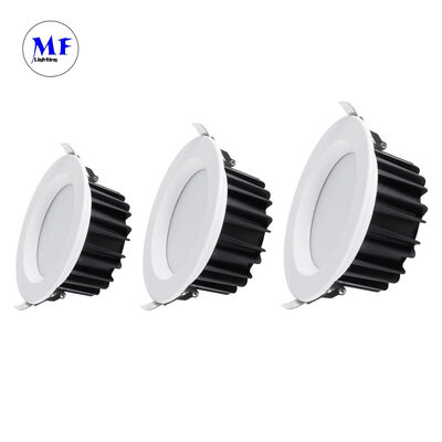工場価格 鋳型アルミニウム 40W SMD 天井 収納 ダウンライト Ugr<19 防光 トライアック 0-10V ダリ-2 ダリ Dt8 ツヤ ジグビー  Dimmable ダウンライト