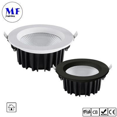 15W トリアック /0-10V/ダリ-2/チューヤ ジグビー ディムブル 100lm/W LED スポットダウンライト 射線角 60° 収縮した反光COB LEDダウンライト