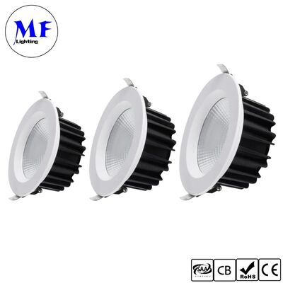 5W CRI90 100lm/W トリアック /0-10V/ダリ-2/トゥヤ ジグビー ディムブル LED スポットダウンライト ビームアングル 60° 収縮した反光COB LEDダウンライト