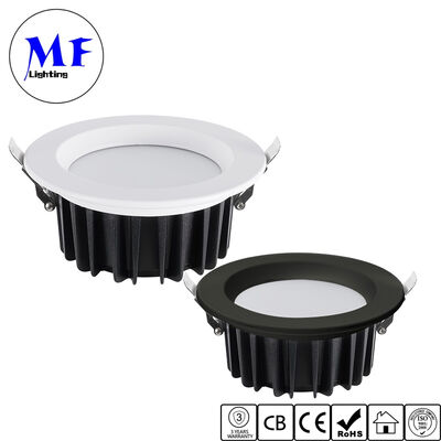 工場価格 IP40 CCT 調節可能 収納型 SMD LED 下光 20W 25W 50W 調節可能 抗輝き 天井下光 ミルキーPCディフューザー付き ホームショールーム用