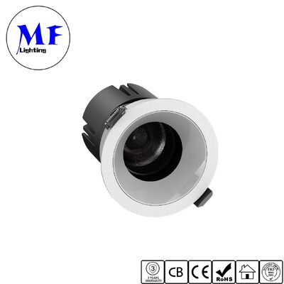 DIP 5 CCT COB 収縮式 暗くなるLEDダウンライト スポットダウンライト 15°/24°/36°/55° 射線角度 調節可能 120LM/W 高照明 反点光 傾き可能